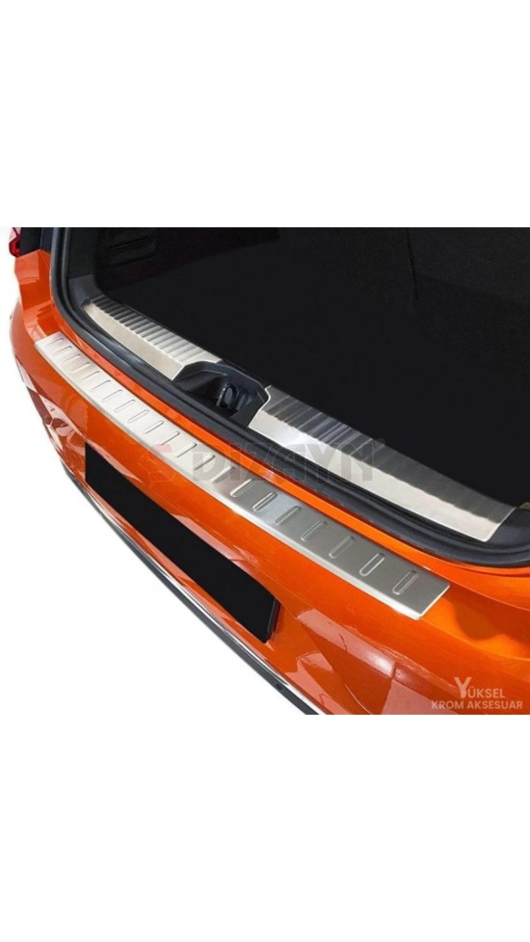 Renault Clio 5 Krom Bagaj İç Eşiği 2019 Üzeri Uyumlu