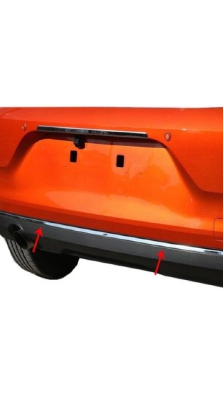 Renault Clio 5 Arka Tampon Nikelajı 2019 Üzeri Uyumlu