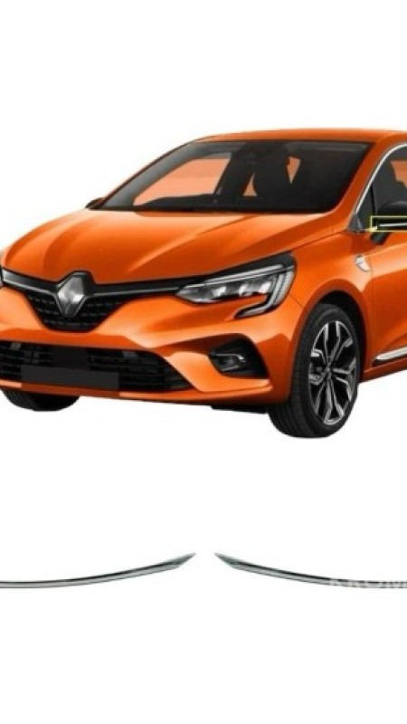 Renault Clio 5 Krom Ayna Alt Çıtası 2019 Üzeri Uyumlu