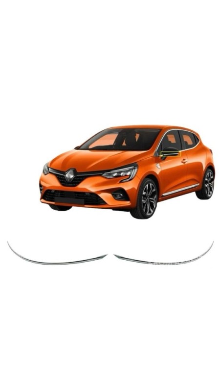 Renault Clio 5 Krom Ayna Alt Çıtası 2019 Üzeri Uyumlu