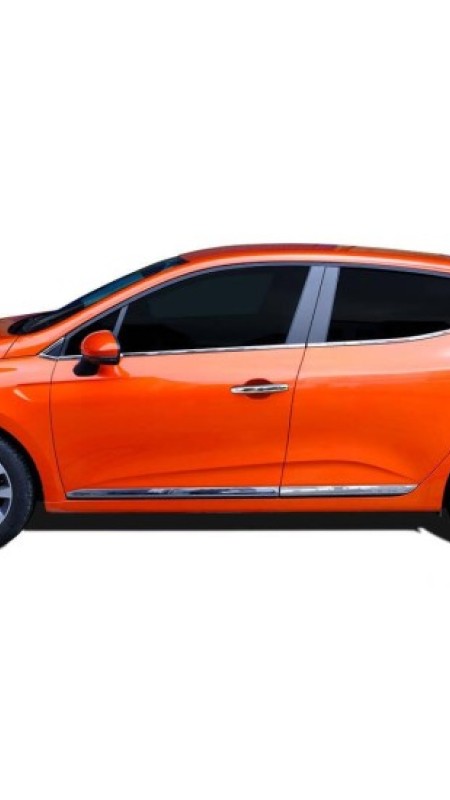 Renault Clio 5 Krom Kapı Kolu 2019 Üzeri Uyumlu Paslanmaz Çelik 