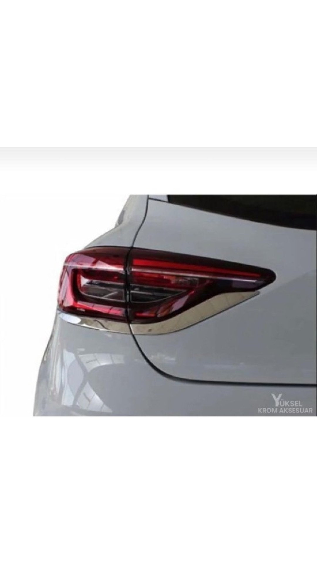 Renault Clio 5 Krom Stop Alt Çıtası 2019 Üzeri Uyumlu