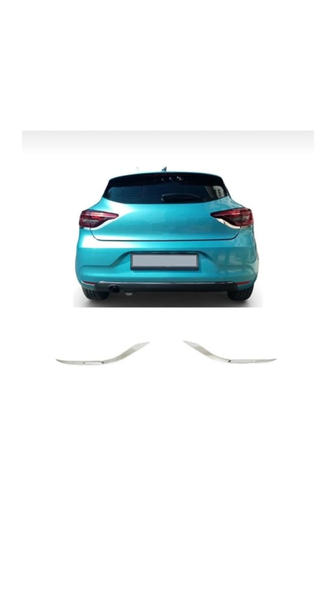 Renault Clio 5 Krom Stop Alt Çıtası 2019 Üzeri Uyumlu