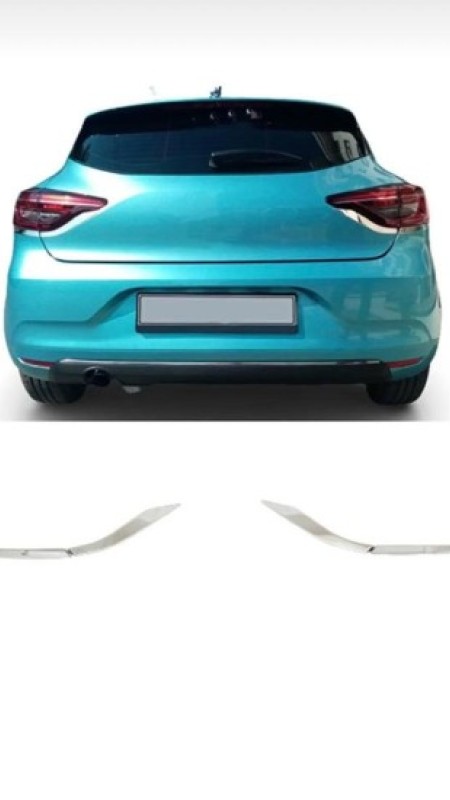 Renault Clio 5 Krom Stop Alt Çıtası 2019 Üzeri Uyumlu