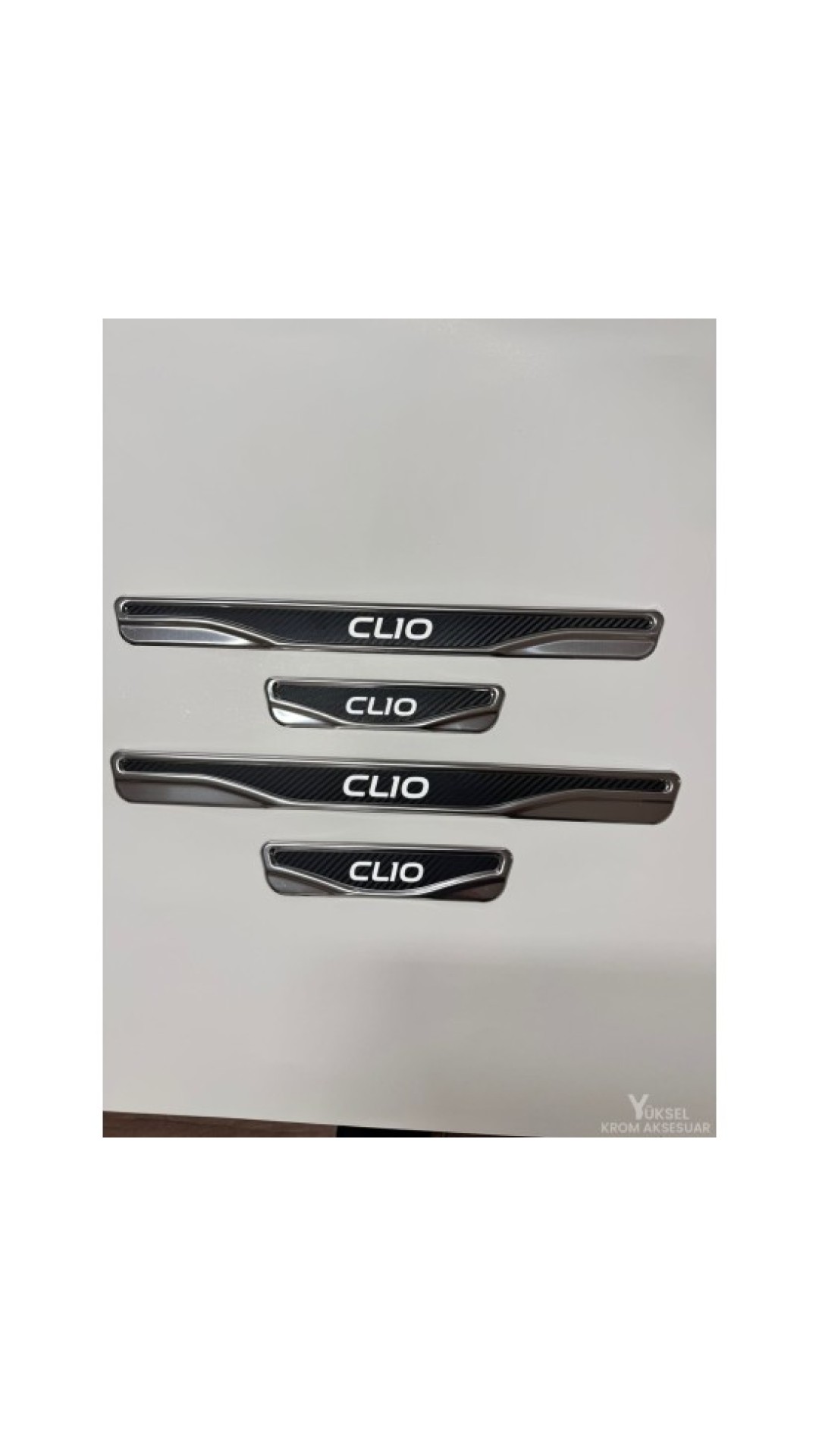 Renault Clio 4 Krom Kapı Eşiği 2012-2019 Uyumlu