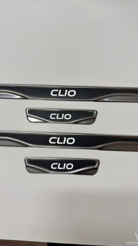Renault Clio 4 Krom Kapı Eşiği 2012-2019 Uyumlu