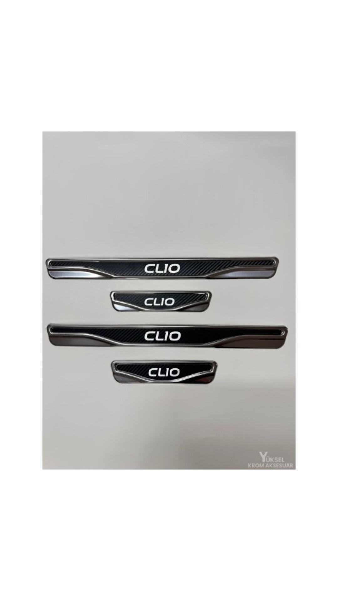 Renault Clio 5 Krom Eşik 2019 Üzeri Uyumlu