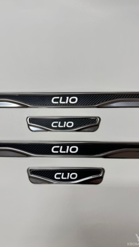 Renault Clio 5 Krom Eşik 2019 Üzeri Uyumlu