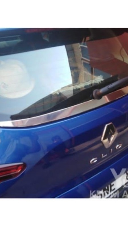 Renault Clio 5 Krom Arka Cam Alt Çıtası 2019 Üzeri Uyumlu