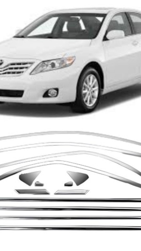Toyota Corolla Krom Cam Çerçeve Tam Tur 2007-2012 Model Aralığı Uyumlu