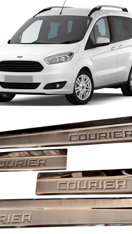 Ford Courier Krom Kapı Eşiği 2014 Model Üzeri Uyumlu