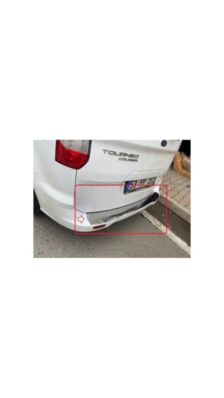 Ford Courier Krom Arka Tampon Eşiği 2014-2023 Model Uyumlu 