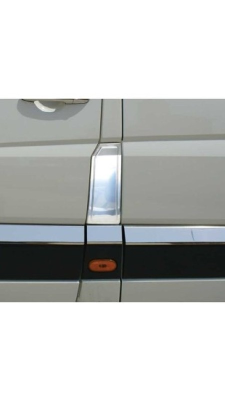 Volkswagen Crafter Krom Depo Kapağı 2006-2017 Model Aralığı Uyumlu Parlak Paslanmaz Çelik 