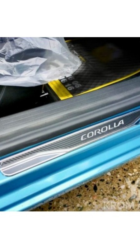 Toyota Corolla Krom Kapı Eşiği 2019 Üzeri Uyumlu