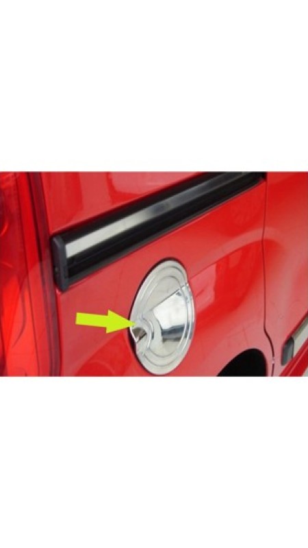 Peugeot Bipper Krom Depo Kapağı 2008 Üzeri Uyumlu Paslanmaz Çelik 