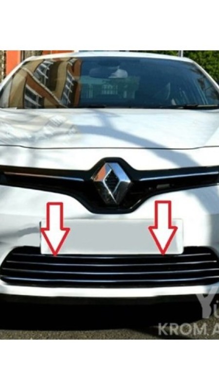 Renault Fluence Krom Parlak Ön Tampon Çıtası 2013 Üzeri