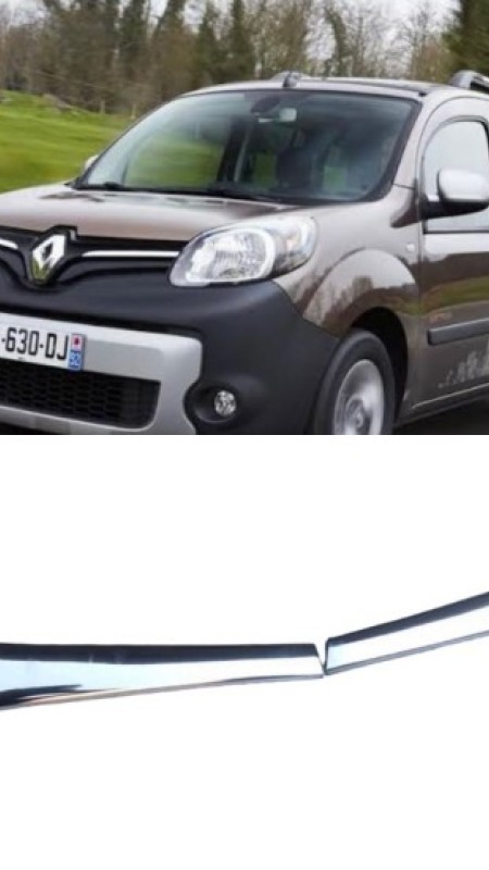 Renault Kangoo Krom Ön Panjur 2013 Üzeri Paslanmaz Çelik 