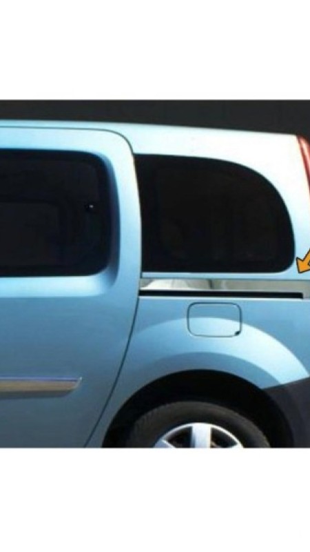 Renault Kangoo Krom Sürgülü Kapı Çıtası 2008 Üzeri Uyumlu