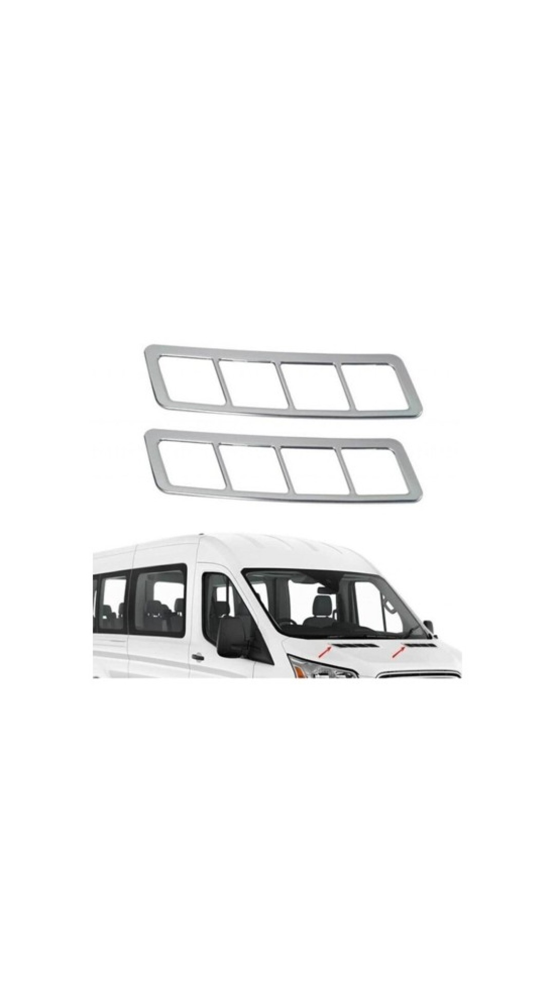 Ford Transit Krom Havalandırma Izgarası 2014-2023 Model Aralığı Uyumlu