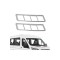 Ford Transit Krom Havalandırma Izgarası 2014-2023 Model Aralığı Uyumlu