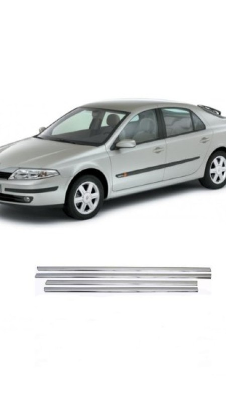 Renault Laguna 2 Krom Cam Çıtası 2003-2008 Model Aralığı Uyumlu Parlak Paslanmaz Çelik 