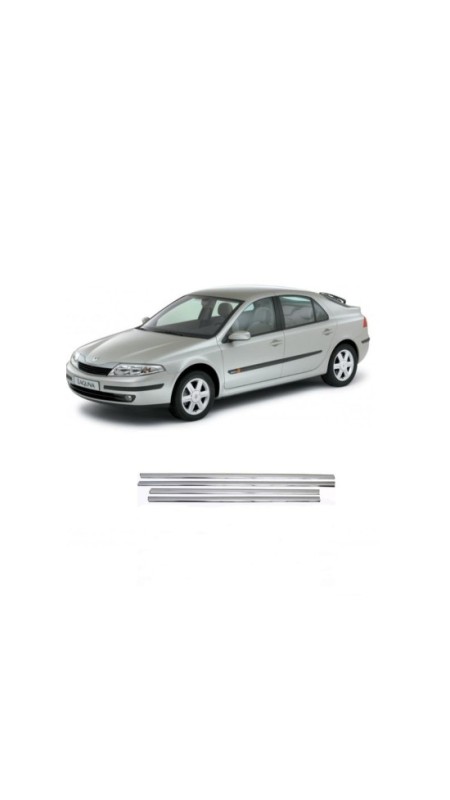 Renault Laguna 2 Krom Cam Çıtası 2003-2008 Model Aralığı Uyumlu Parlak Paslanmaz Çelik 