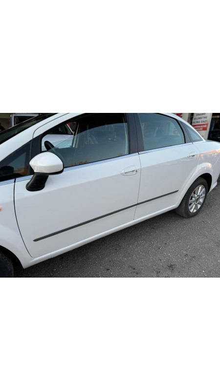 Fiat Linea Krom Cam Çıtası 8 Parça 2007 Üzeri Uyumlu Parlak Paslanmaz Çelik 