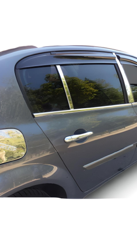 Renault Megane 2 Sedan Krom Kapı Direği 2004-2010 Model Aralığı Uyumlu