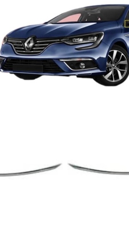 Renault Megane 4 Krom Ayna Alt Çıtası 2016-2023 Model Aralığı Uyumlu