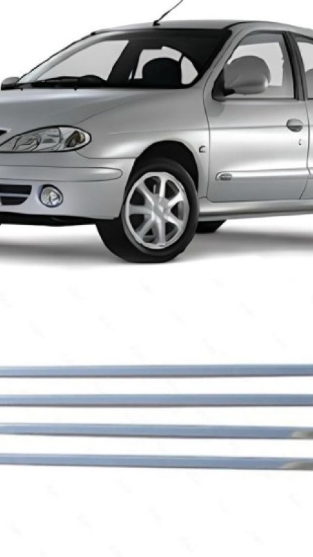 Renault Megane 1 Krom Cam Çıtası 1996-2004 Model Aralığı Uyumlu
