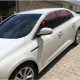 Renault Megane 4 Krom Cam Üst Çıtası 2016-2023 Model Aralığı Uyumlu Paslanmaz Çelik