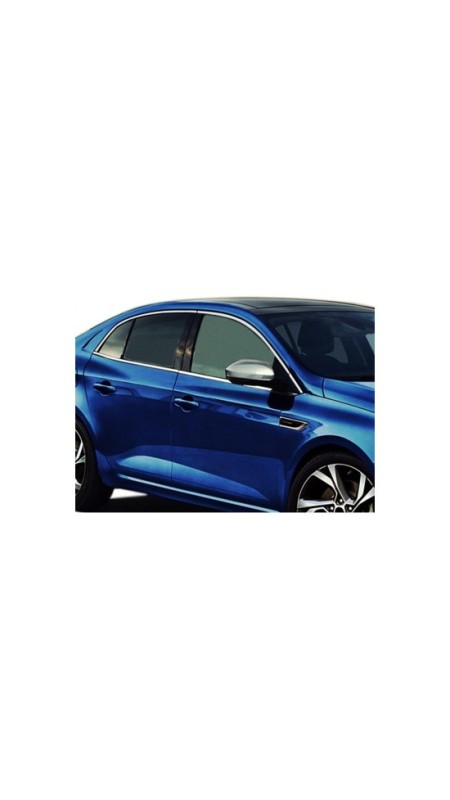 Renault Megane 4 Krom Cam Çıtası 2016-2023 Model Aralığı Uyumlu 