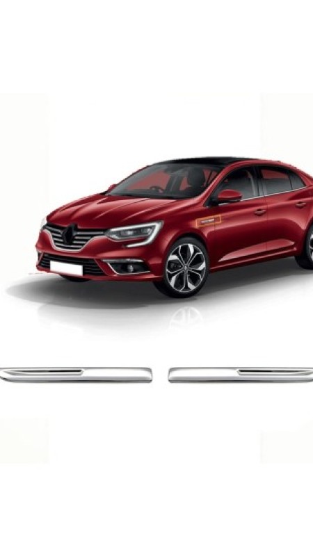 Renault Megane 4 Krom Yan Çamurluk 2016-2020 Model Aralığı Uyumlu 