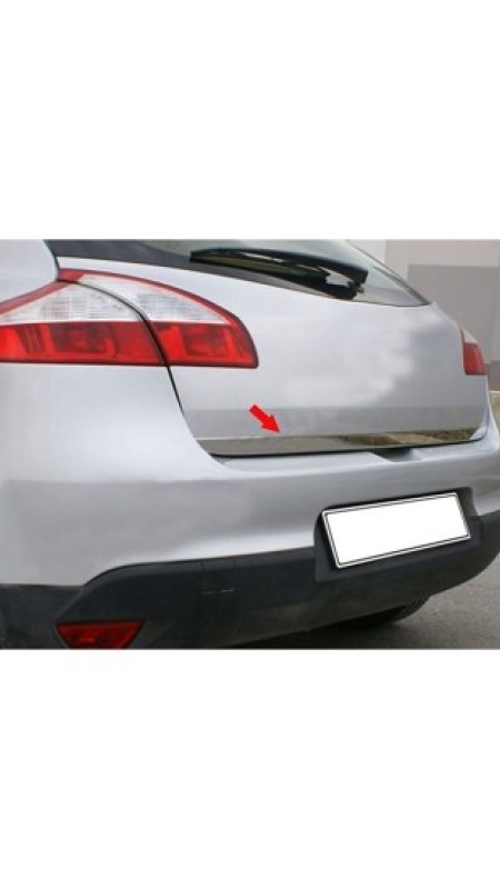 Renault Megane 3 Hb Krom Bagaj Alt Çıtası 2010-2016 Model Aralığı Uyumlu