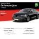 Renault Megane 4 Krom Ön Tampon Çıtası 2020 Üzeri Uyumlu Paslanmaz Çelik