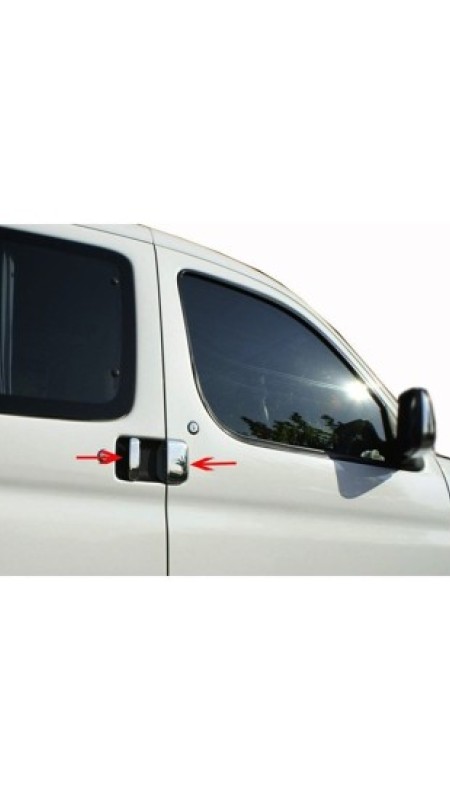 Peugeot Partner Krom Kapı Kolu 1998-2006 Model Aralığı Uyumlu Parlak Paslanmaz Çelik 