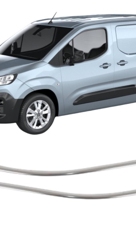 Peugeot Partner Van Cam Çıtası 2019 Üzeri 2 Adet Paslanmaz Çelik 