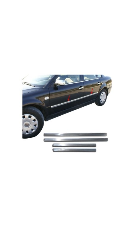 Volkswagen Passat Krom Kapı Çıtası 1998-2005 Model Aralığı Uyumlu Parlak Paslanmaz Çelik 