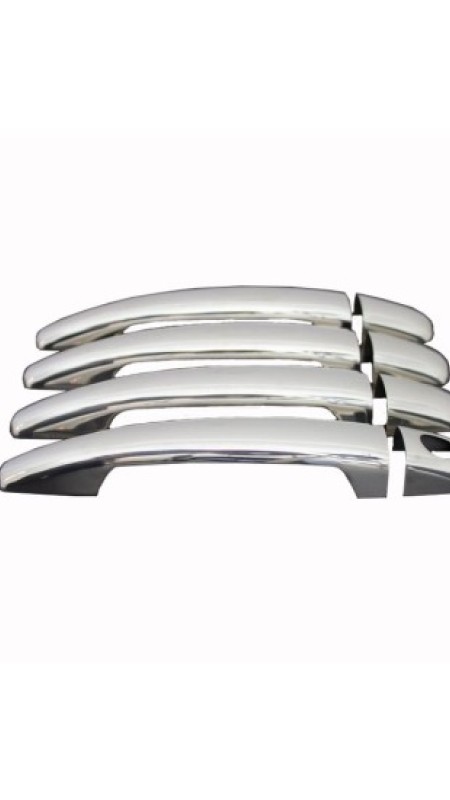 Peugeot 407 Krom Kapı Kolu 2004-2010 Parlak Paslanmaz Çelik 