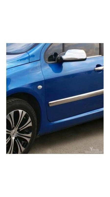 Peugeot 307 Krom Ayna Kapağı 2001-2008 Uyumlu
