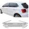 Volkswagen Polo 2009-2017 Uyumlu Krom Cam Çerçeve Tam Tur 