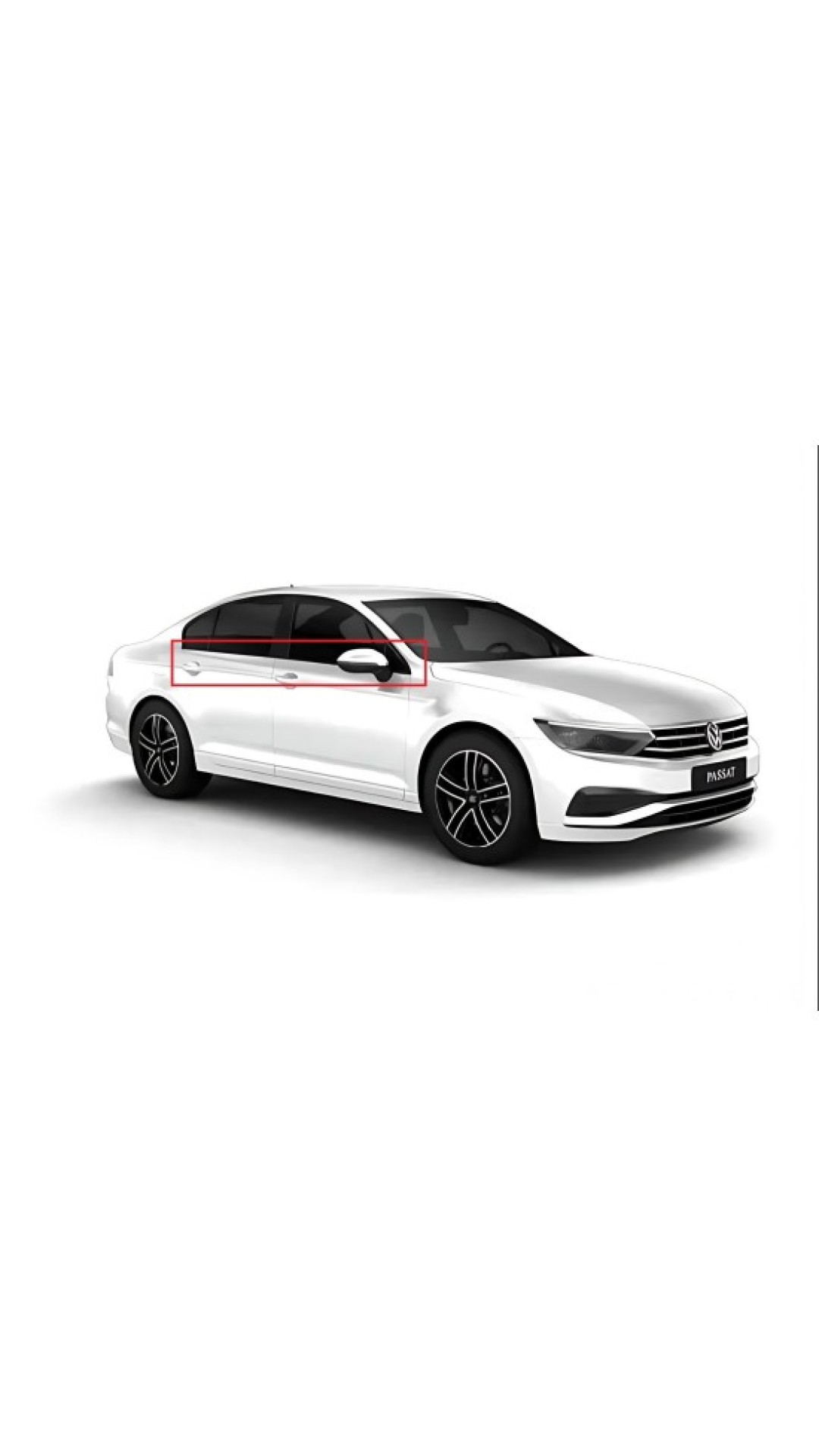 Volkswagen Passat 2019 Üzeri Uyumlu Cam Alt Çıtası 4 Parça