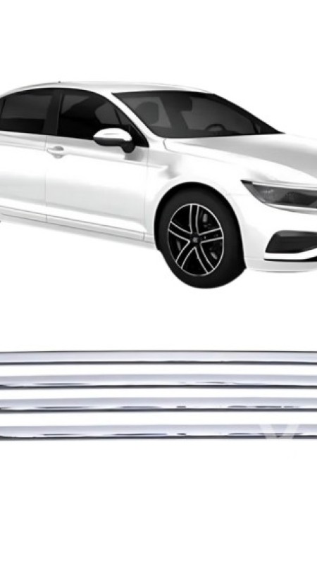 Volkswagen Passat 2019 Üzeri Uyumlu Cam Alt Çıtası 4 Parça