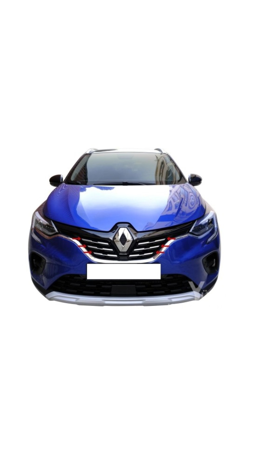 Renault Captur Krom Ön Panjur 2020 Üzeri Uyumlu Renault Captur Krom Ön Panjur 2020 Üzeri Uyumlu