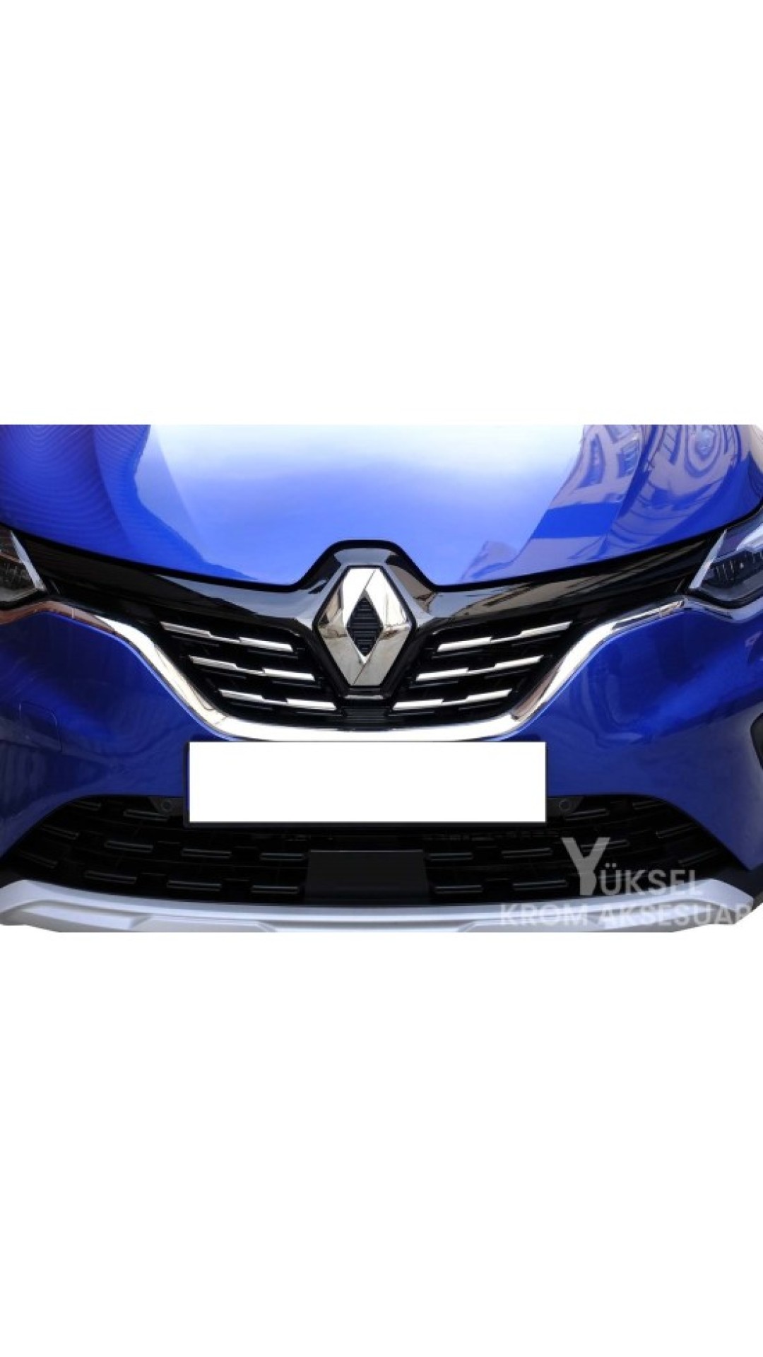 Renault Captur Krom Ön Panjur 2020 Üzeri Uyumlu Renault Captur Krom Ön Panjur 2020 Üzeri Uyumlu