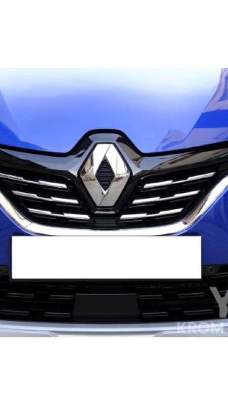 Renault Captur Krom Ön Panjur 2020 Üzeri Uyumlu
