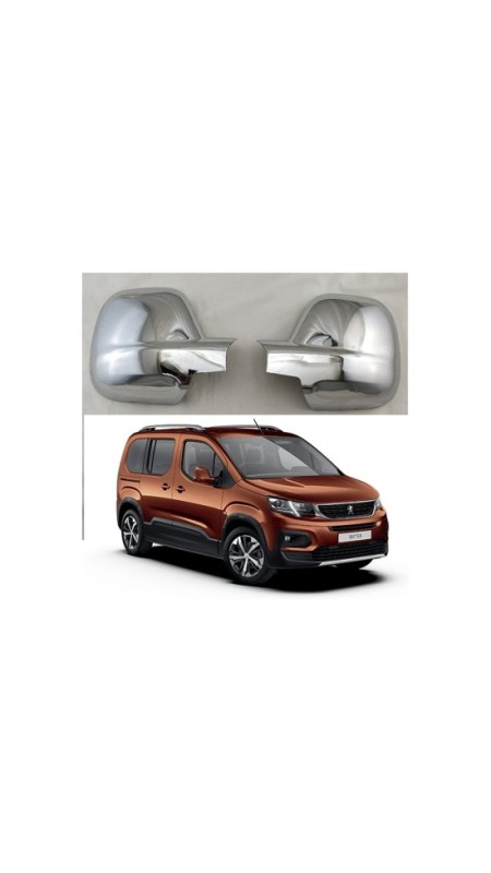Peugeot Rifter Krom Parlak Ayna Kapağı 2019 Üzeri Uyumlu 