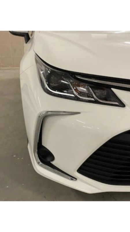 Toyota Corolla Krom Parlak Sis Çerçevesi 2019 Üzeri Uyumlu