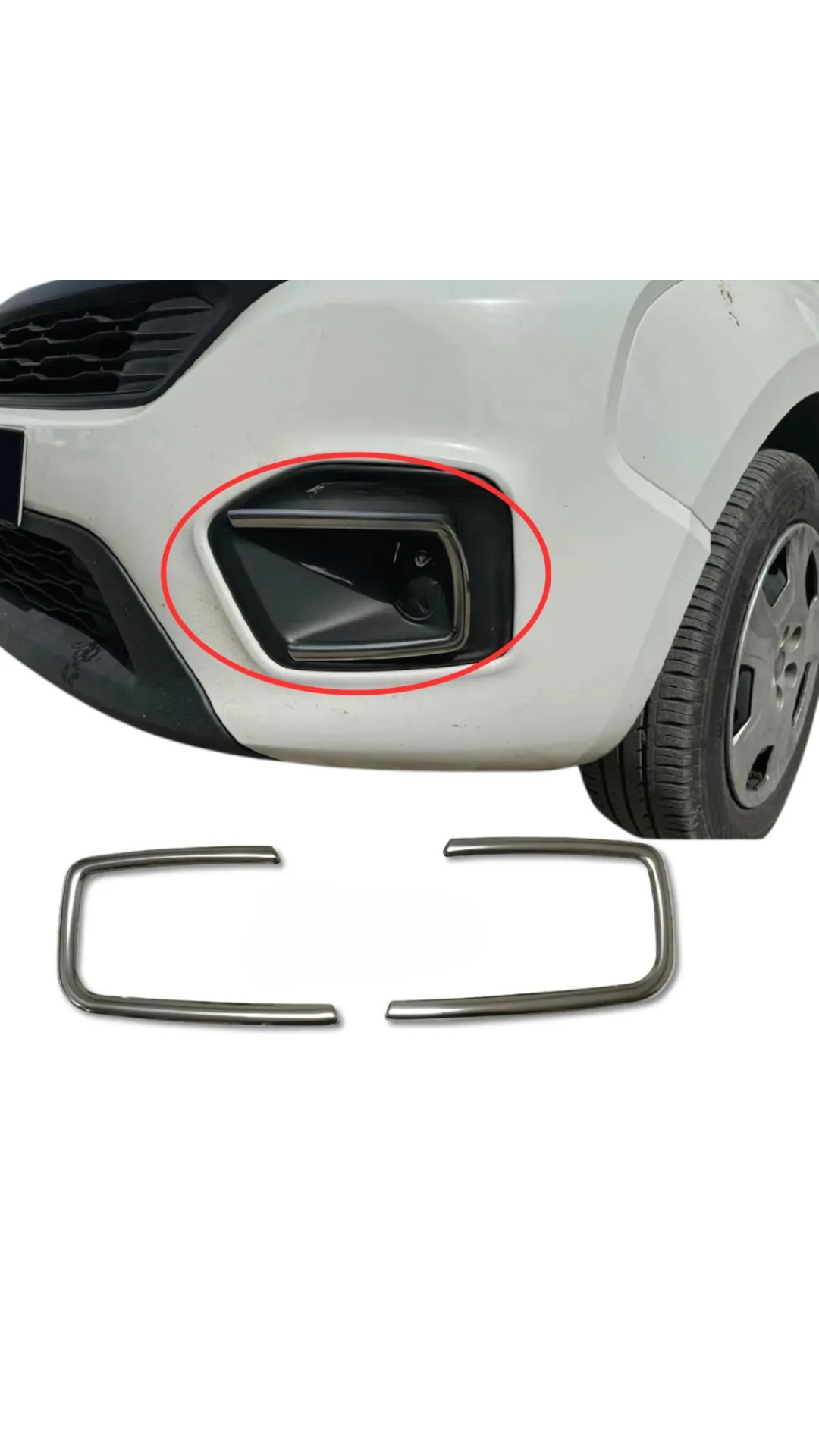Fiat Fİorino 2016-2019 Makyajlı Krom Sis Far Çerçevesi 2 Prç. Paslanmaz Çelik Fiat Fİorino 2016-2019 Makyajlı Krom Sis Far Çerçevesi 2 Prç. Paslanmaz Çelik
