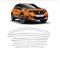 Peugeot 2008 Krom Cam Çerçeve Tam Tur 2020 Üzeri Uyumlu